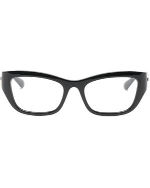 Gucci Cat-Eye-Brille Mit Logo - Schwarz