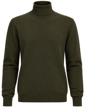 Officine Generale Roll-Neck Merino-Wool Jumper - Green