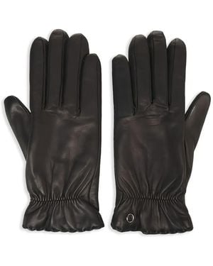 Orciani ナッパレザーグローブ - ブラック