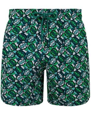 Vilebrequin X Mary Katrantzou Maillot De Bain Imprimé - Green