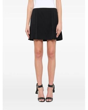 McQueen Pleated Skirt - Black