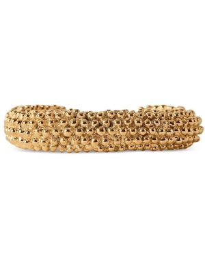 Paola Sighinolfi Bracelet Manchette Royal Texturé - Metallic