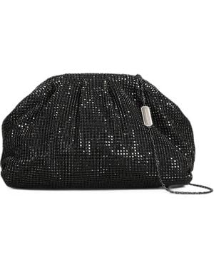 Twentyfourhaitch Pochette Petra À Ornements Strassés - Black