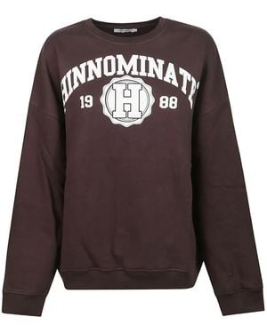 hinnominate Logo-print sweatshirt - Braun