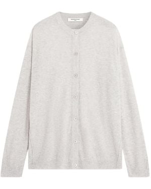 Maison Kitsuné Transparenter Cardigan Mit Knöpfen - Weiß