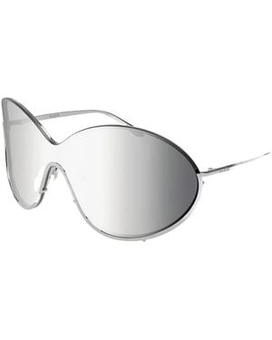 Alaïa Oversized-Frame Sunglasses - White