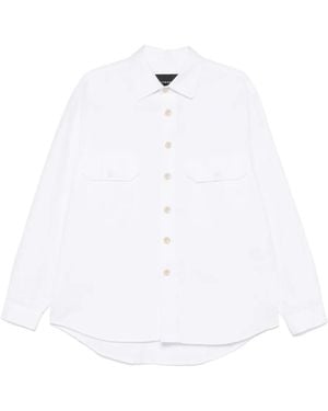 White Sand Cotton Shirt - White