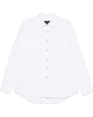 White Sand コットン シャツ - ホワイト