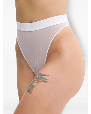 Zhilyova Hanna High-Waisted Thong - White