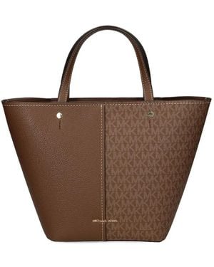 MICHAEL Michael Kors Sac Cabas À Motif Monogrammé - Marron