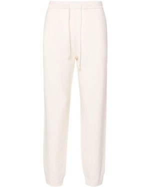 Fursac Knitted Track Trousers - White