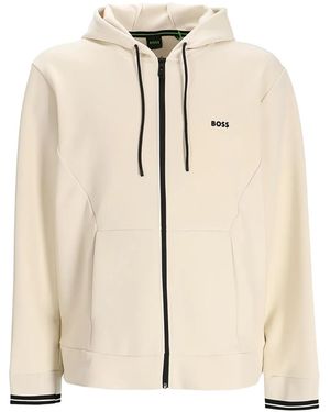 BOSS Zone Zip Hoodie - Natural