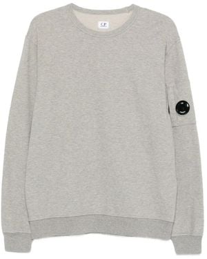 C.P. Company Lens-Pocket Sweatshirt - Grey