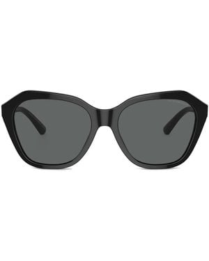 Emporio Armani イレギュラーシェイプ サングラス - グレー