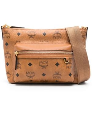 MCM Aren Messenger Bag - Brown