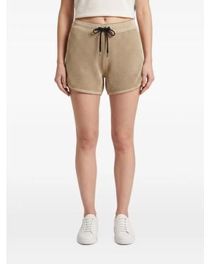 Brunello Cucinelli Mesh Drawstring Shorts - Natural