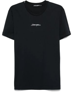 Dolce & Gabbana ロゴ Tシャツ - ブラック