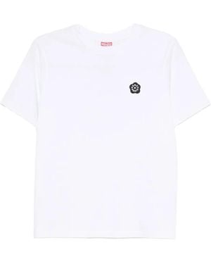 KENZO Camiseta Boke Flower 2.0. bordada - Blanco