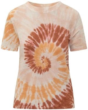 Kujten Tie-Dye Print T-Shirt - White
