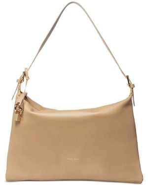 Marc Ellis Logo Shoulder Bag - Natural