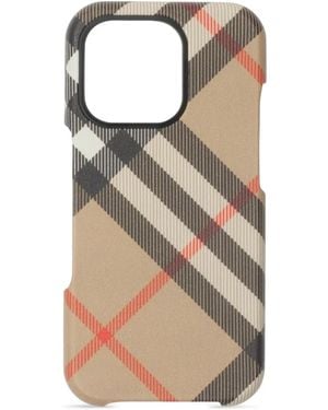 Burberry Checkered Iphone 16 Pro Case - Multicolor
