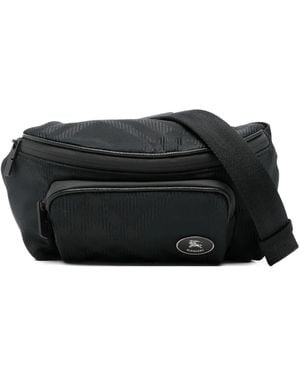 Burberry Clutch Met Patroon - Zwart