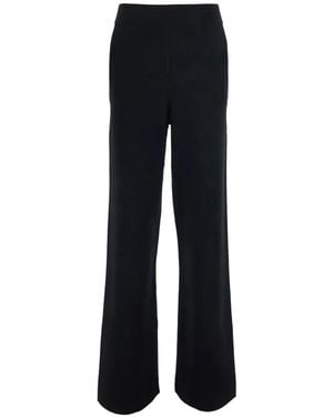 Max Mara High-Waisted Trousers - Black