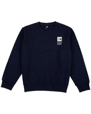 The North Face Logo-Patch Sweatshirt - Blue