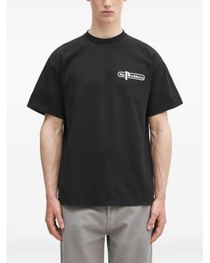 No Problemo Graphic-Print Logo-Print T-Shirt - Black