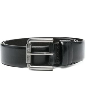 Max Mara Beltloop25 Leather Belt in Black | Lyst