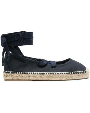 Polo Ralph Lauren Lace-Up Flat Espadrilles - Blue