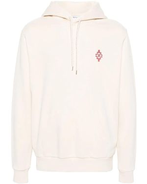 Marcelo Burlon Graffiti Cross パーカー - ナチュラル