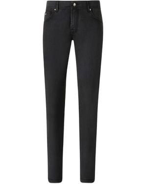 Marco Pescarolo Logo-Patch Jeans - Black