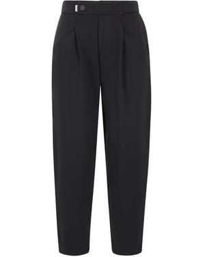 PNTS Jino Pleated Trousers - Black