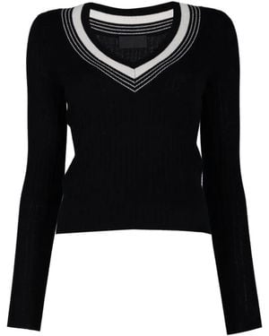 Nili Lotan Gerippter Aziel Pullover - Schwarz