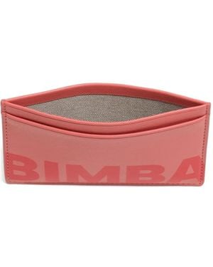 Bimba Y Lola Leather Card Holder - レッド