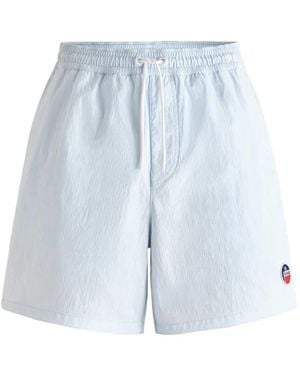 Fusalp Halfi Drawstring Textured Swim Shorts - Blue