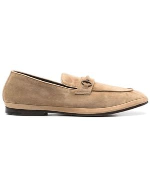 Henderson Suede Loafers - Natural