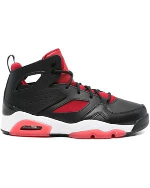 Nike Flight Club 91 Perforated Sneakers - Black