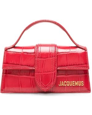Jacquemus Le Bambino Leather Mini Bag - Red
