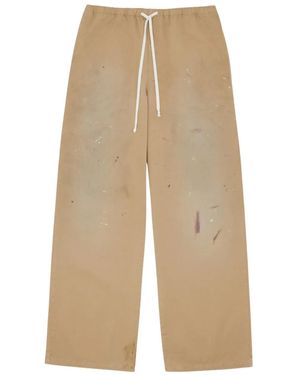 MM6 by Maison Martin Margiela Hose Mit Kordelzug - Natur