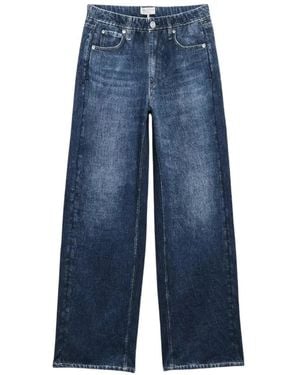 Rag & Bone Miramar Denim-Effect Trousers - Blue