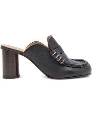 JW Anderson Heeled Mules - Black
