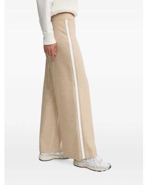 Sportalm Side-Stripe Wide-Leg Trousers - White