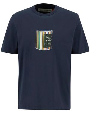 Barbour Klassisches T-Shirt - Blau