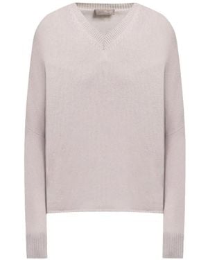 Herno V-Neck Jumper - White