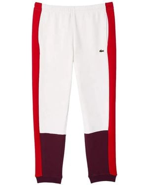 Lacoste Colour-Block Track Pants - Red