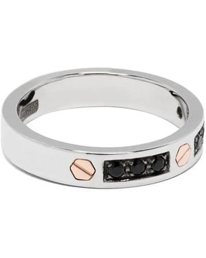 Zancan 18Kt Roségouden Ring - Wit