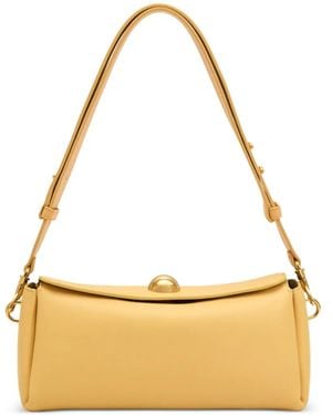 Ami Paris Cow Leather Carrousel Bag - Metallic