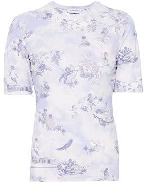 Off-White c/o Virgil Abloh T-Shirt Con Stampa - Bianco